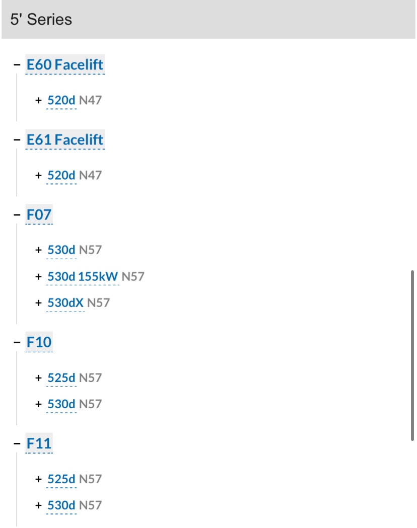 Vstrekovače BMW N47/ N57 - 5