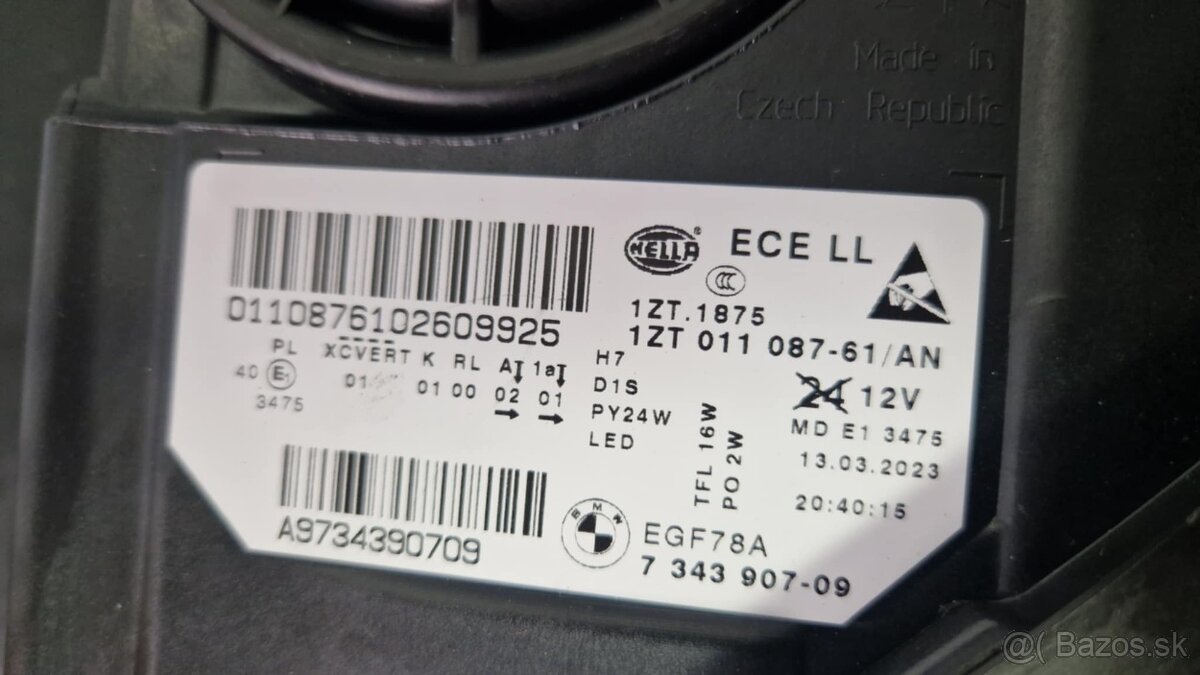 Predam NOVÝ svetlomet BMW F10 Lci - 5