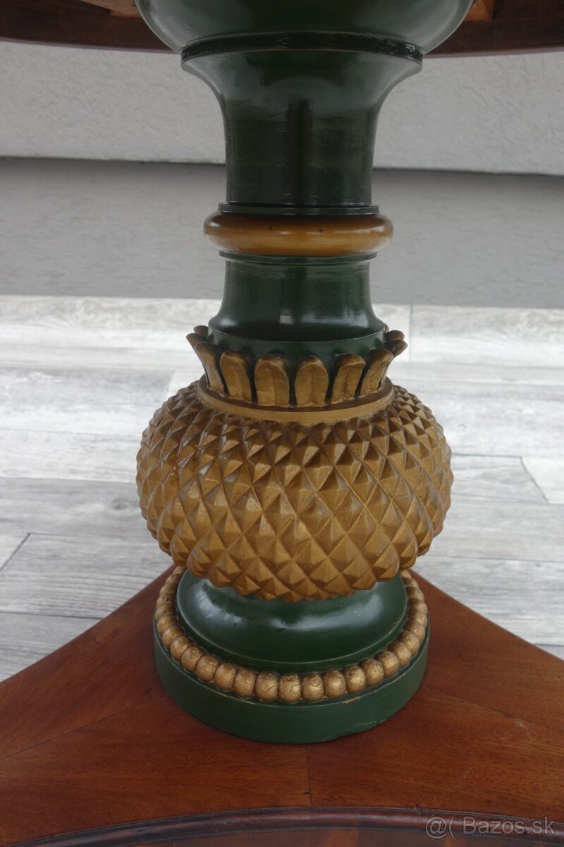 Stolík konferenčný okrúhly – neoklasický . - 5