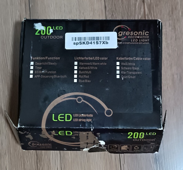 LED reťaz 20 m - 5