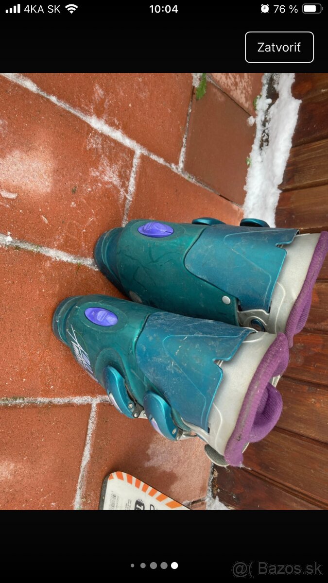 Detské lyže Dynastar 130+lyziarky v.24,5 - 5