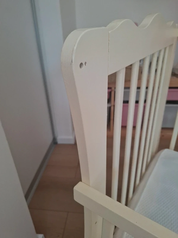 Detská postieľka so zásuvkou a matracom - 5