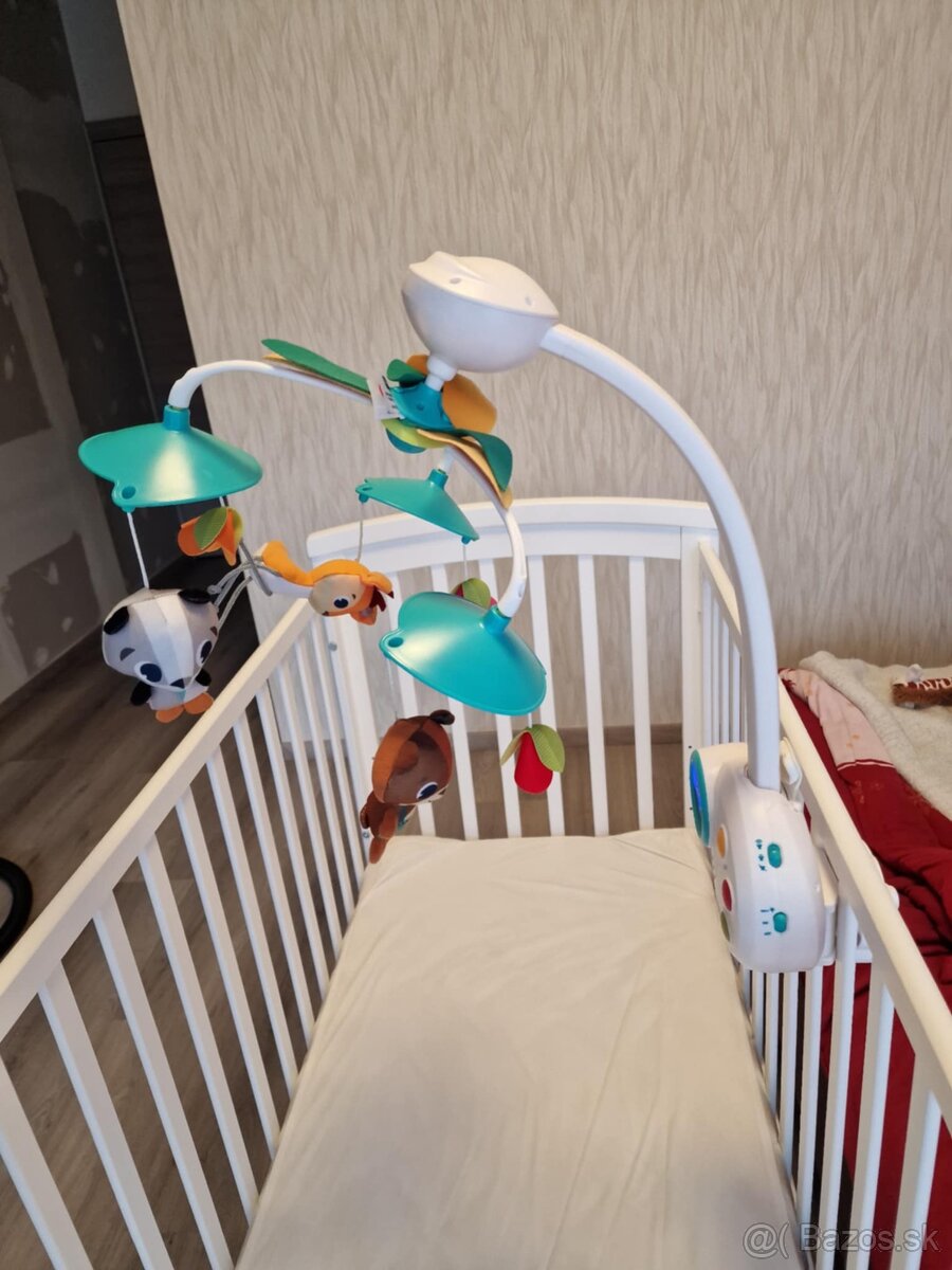 Detská postieľka + matrac + kolotoč - 5