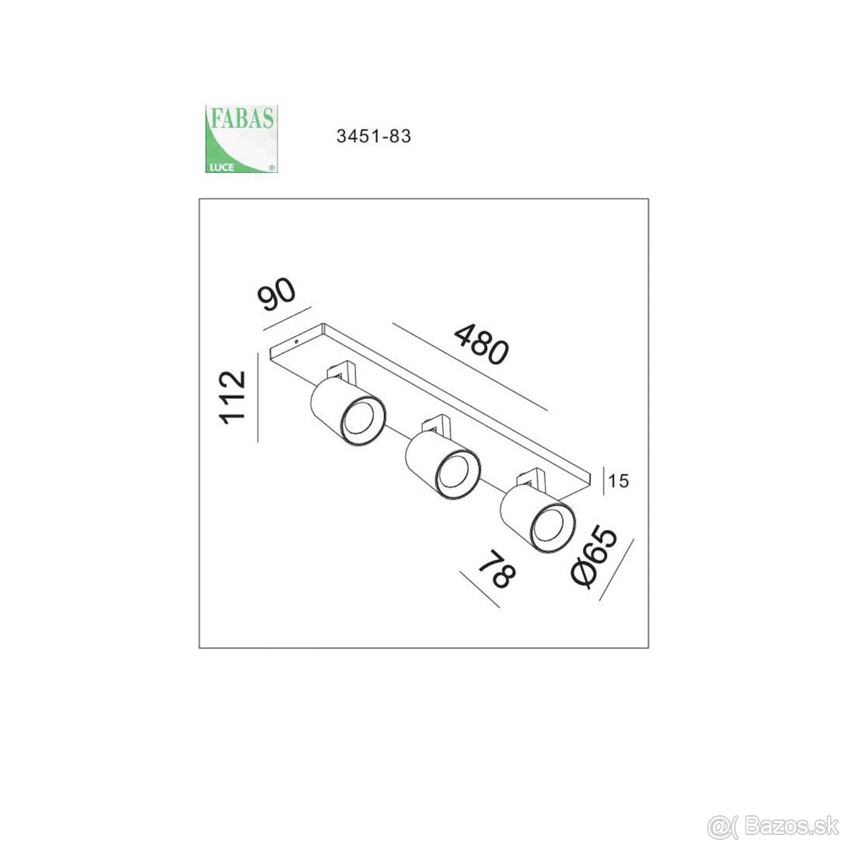 Svetlo,Luster,lampa Fabas - 5