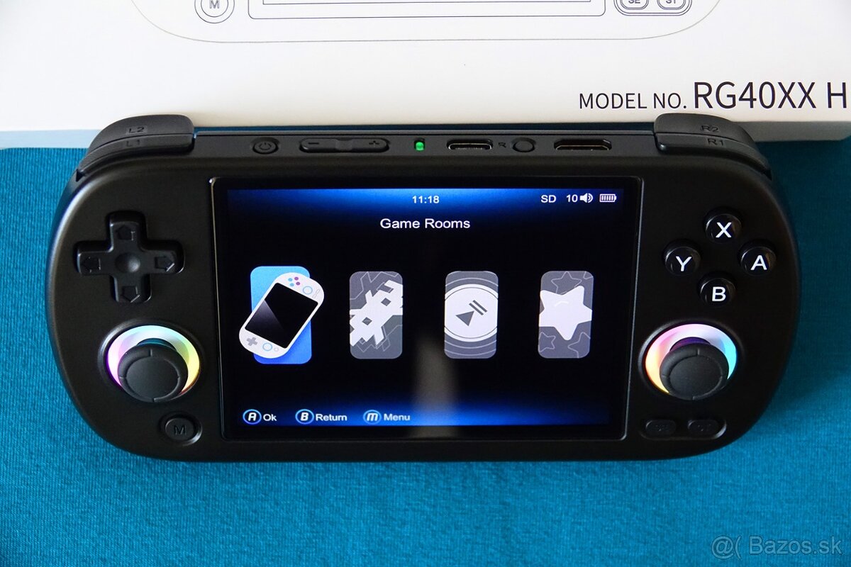 Anbernic RG40XX H WiFi Black ▬ Super SONY PSP (nová) - 5