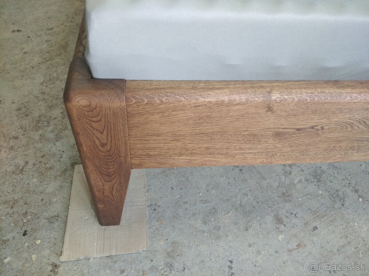 Dubová posteľ bez čela Vilma - 5