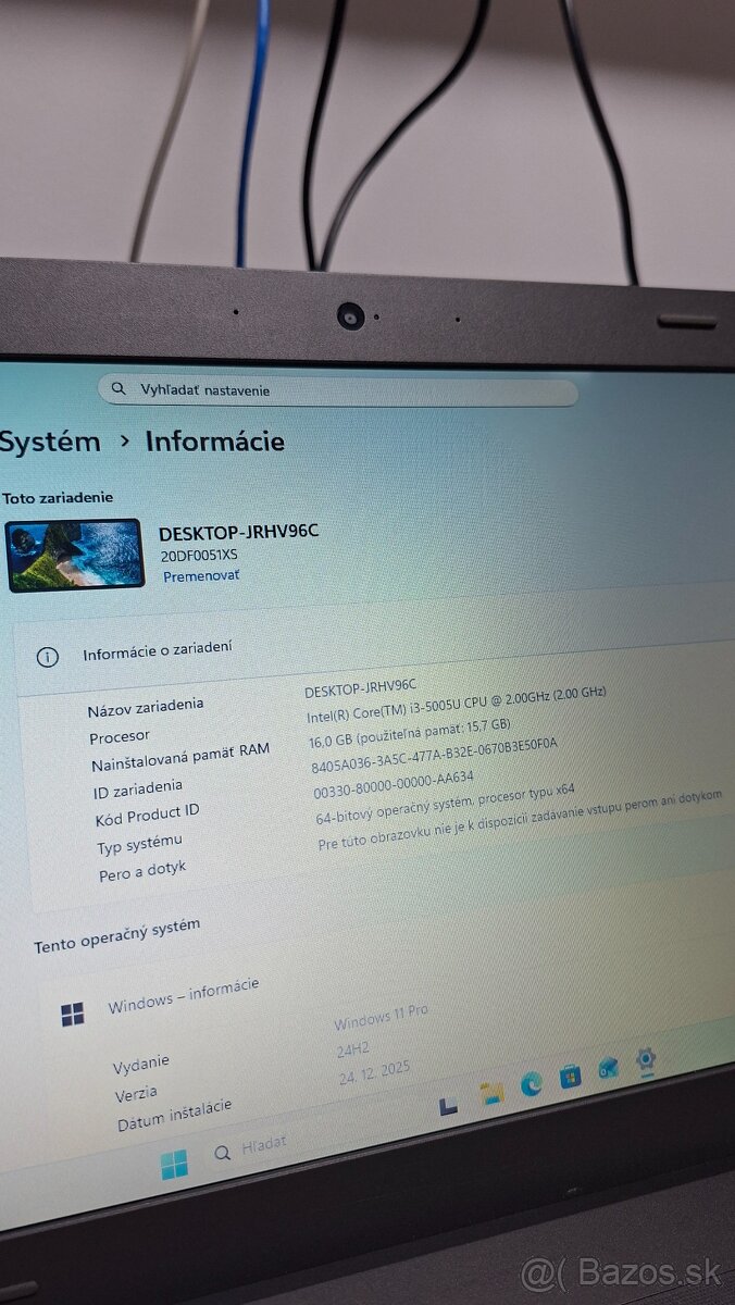 Predam notebook Lenovo ThinkPad E550 - 5