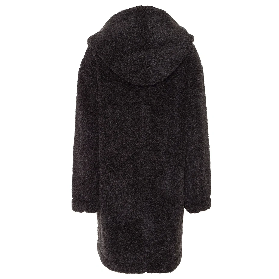 Vlnený kabát s kapucňou - 5