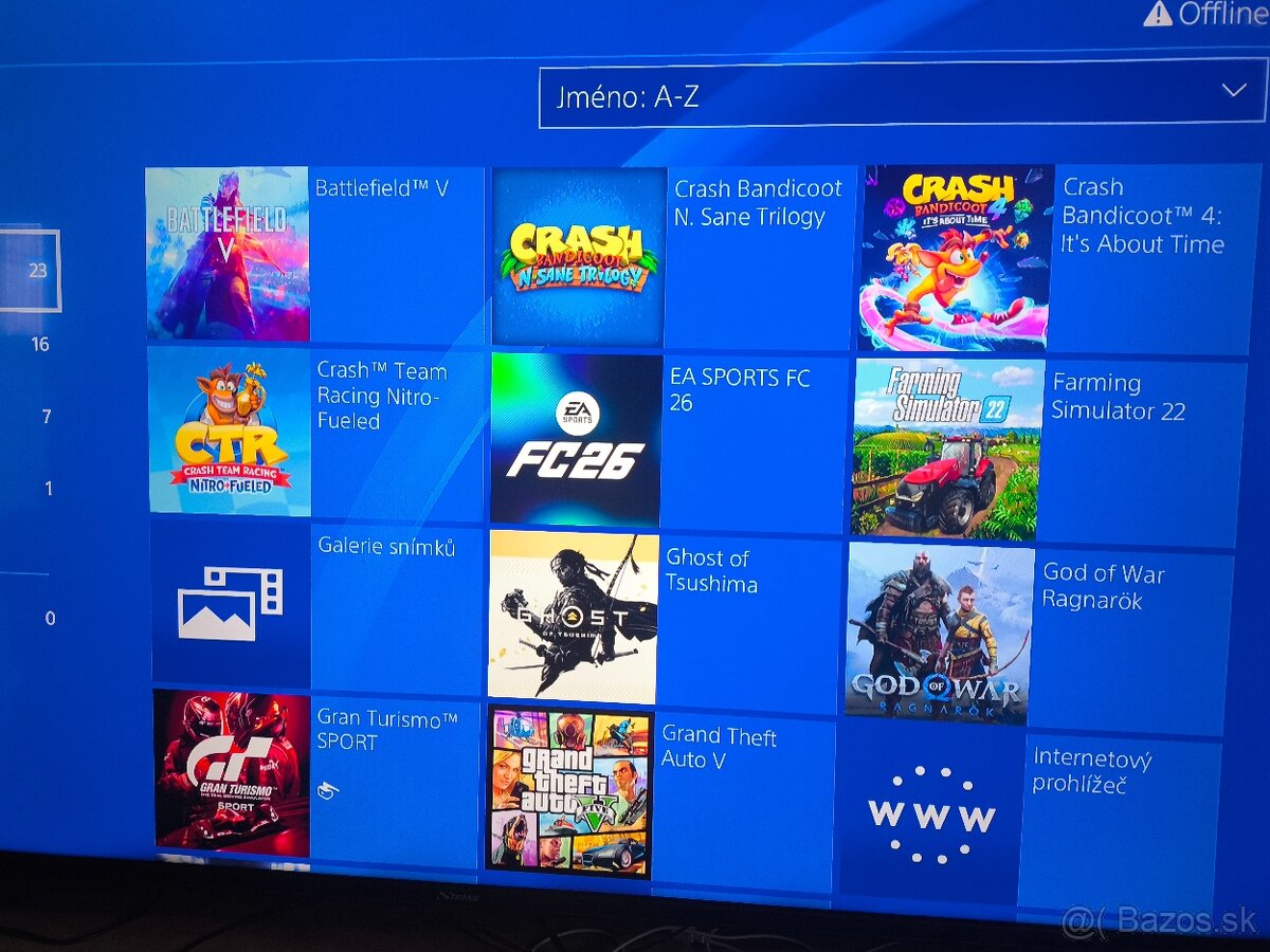 Gold HEN SONY PlayStation slim + 2x ovládač - 5