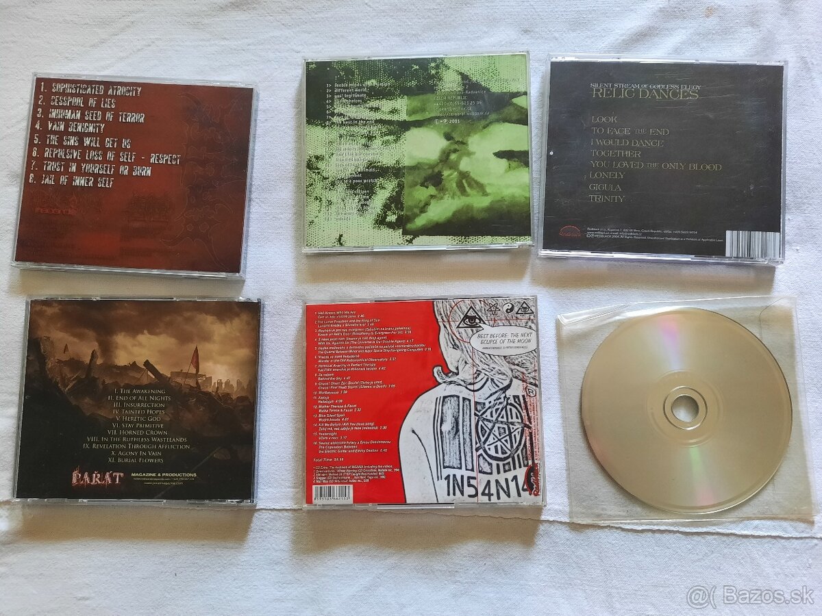 Zbierka CD death , trash metal - 5