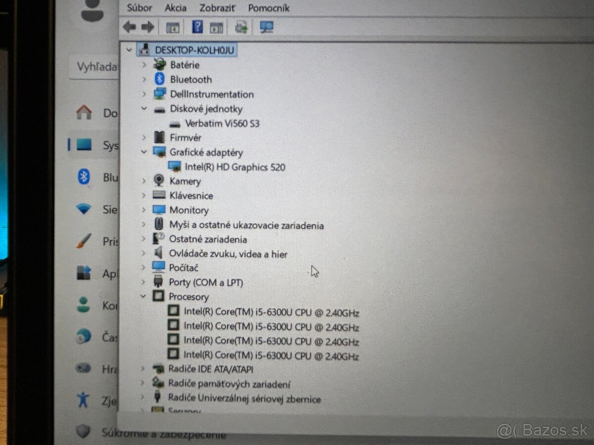 DELL LATITUDE 5480 - INTEL i5, 8GB RAM, 256GB SSD, INTEL HD - 5