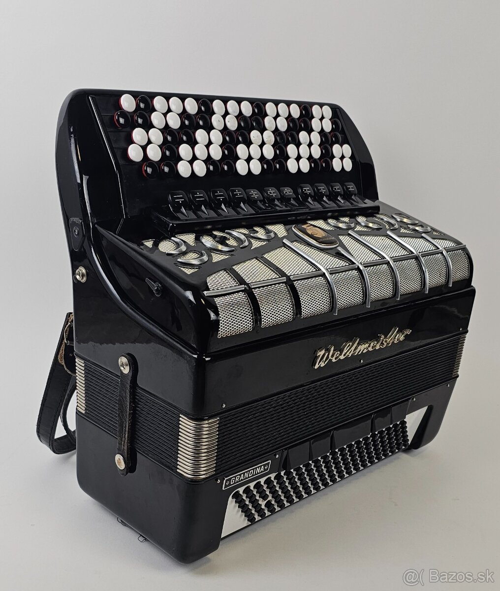 chromatický akordeón Weltmeister Grandina 120 basovy - 5