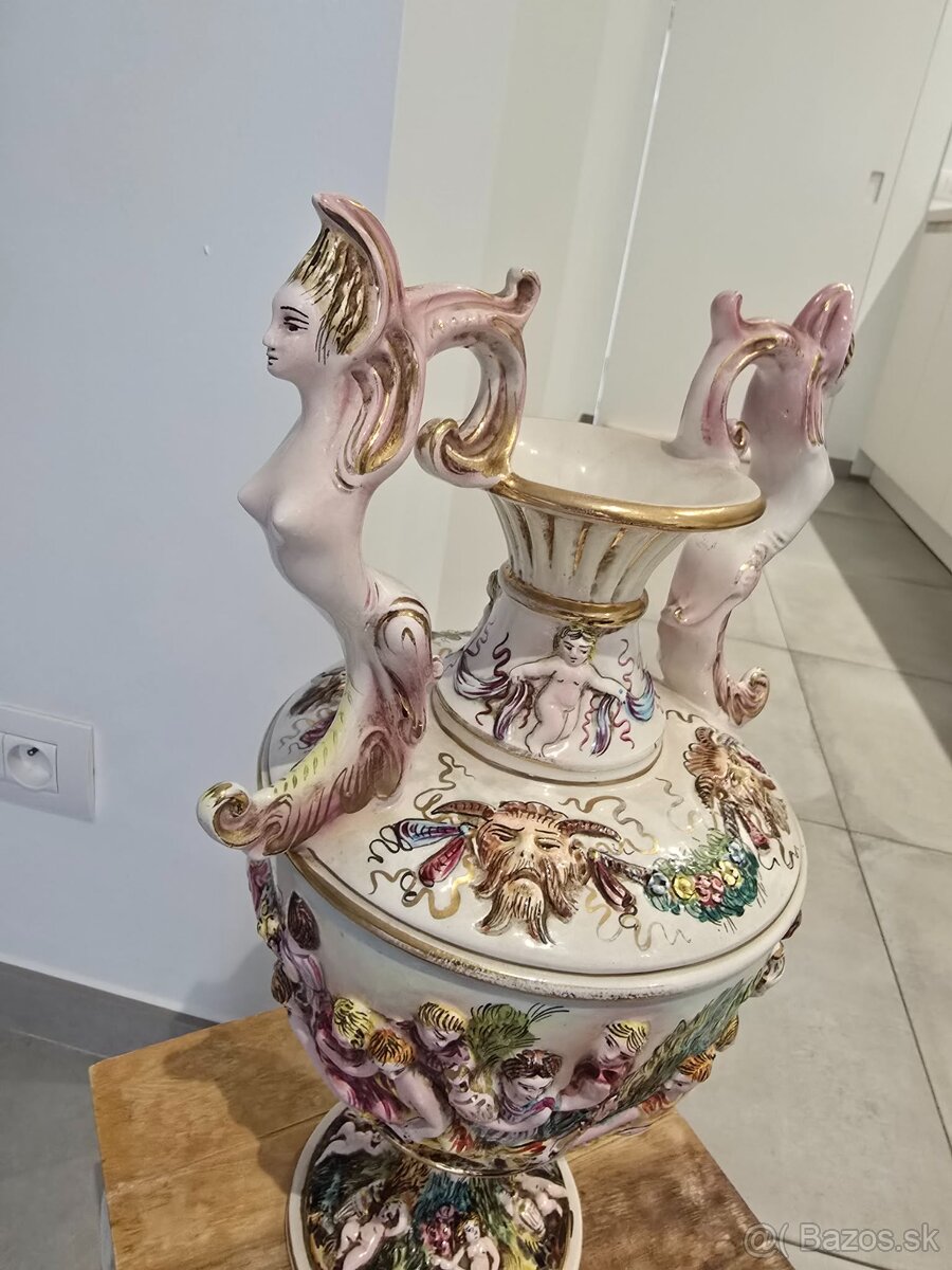 Porcelánová váza Capodimonte - 5