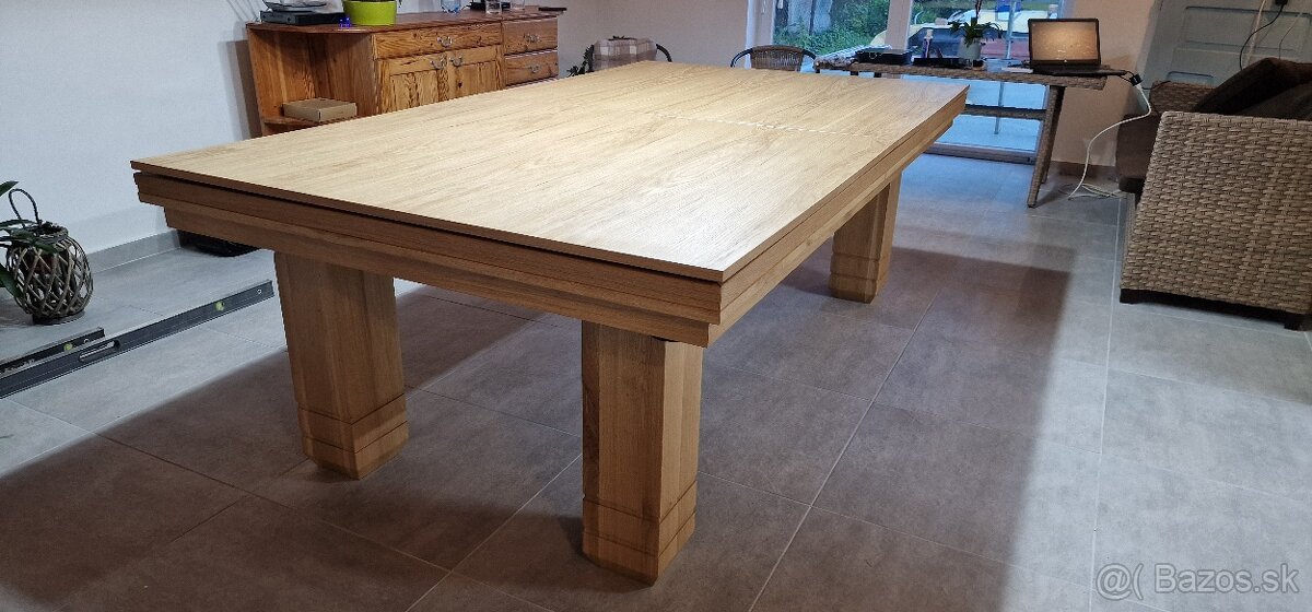 Jedálensko biliardový stôl 7ft s bridlicou - 5