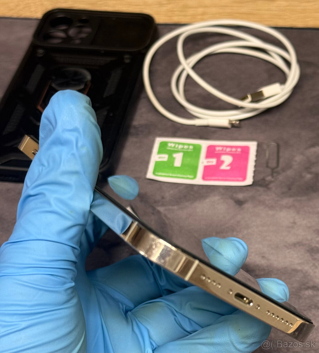 Apple iPhone 12 Pro Max 128 GB Silver / nová batéria - 5