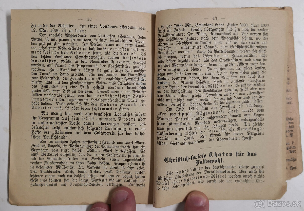 Srrunde und Srinde der Arbeiter oder chriftlich oder focial - 5