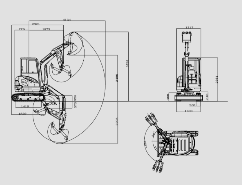 Minibagr Rippa R22-motor Kubota - 5