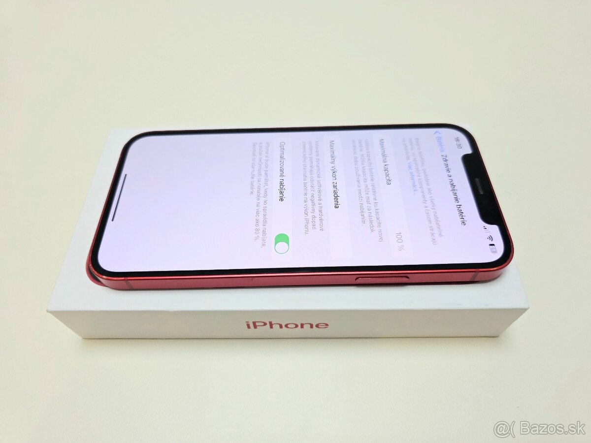 APPLE IPHONE 12 128GB RED,BATERKA 100% - 5