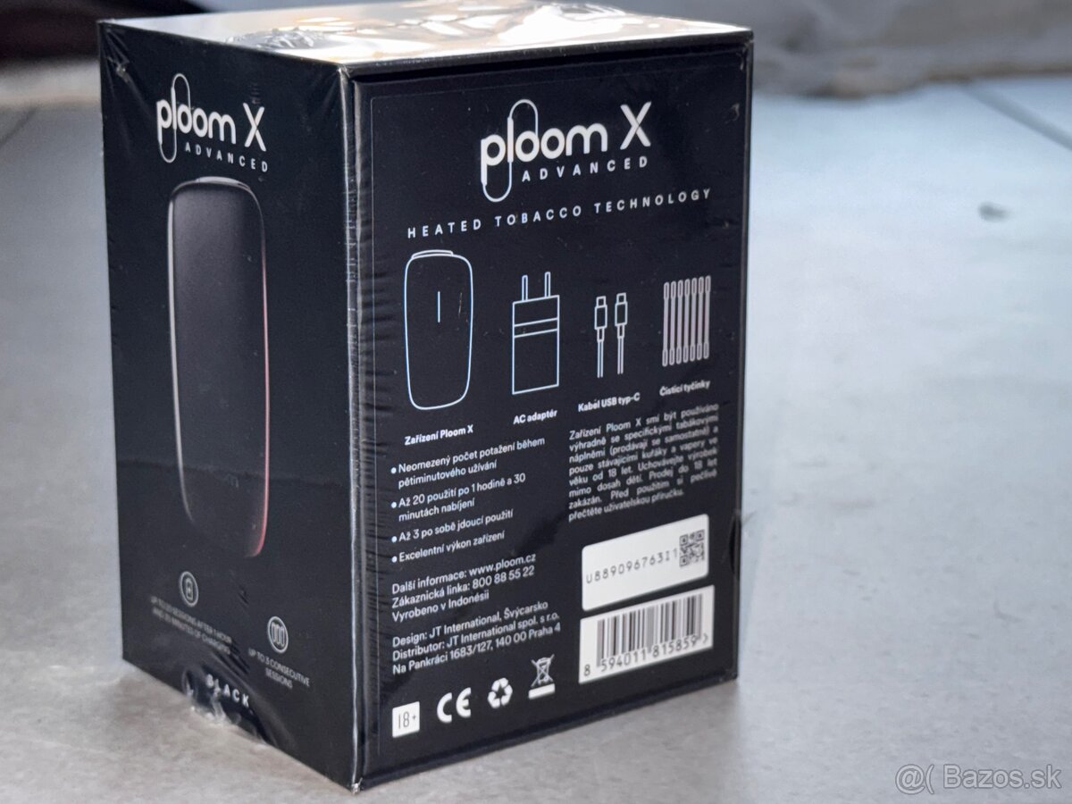 Zahrievač tabaku Ploom X Advanced Black - NOVÝ / NEROZBALENÝ - 5