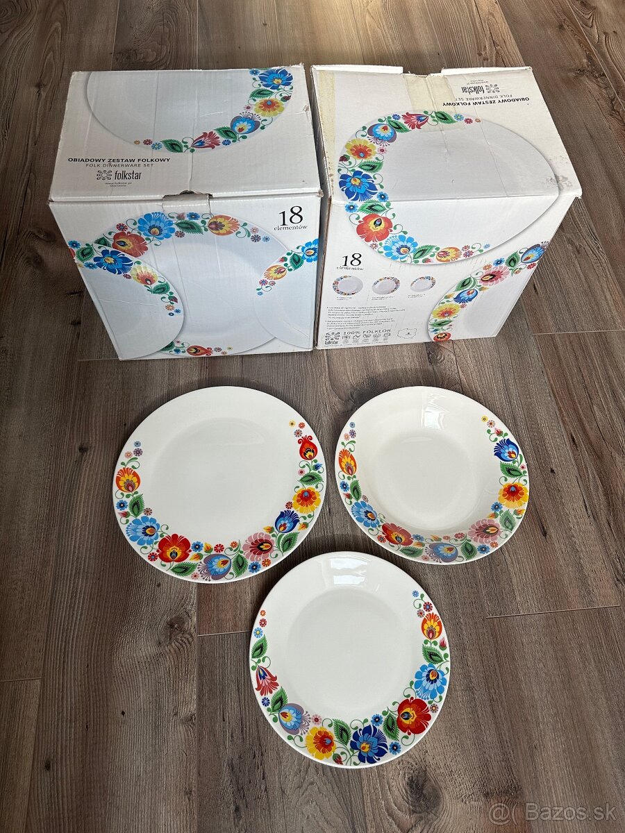 Porcelánová súprava s ľudovým motívom - 5