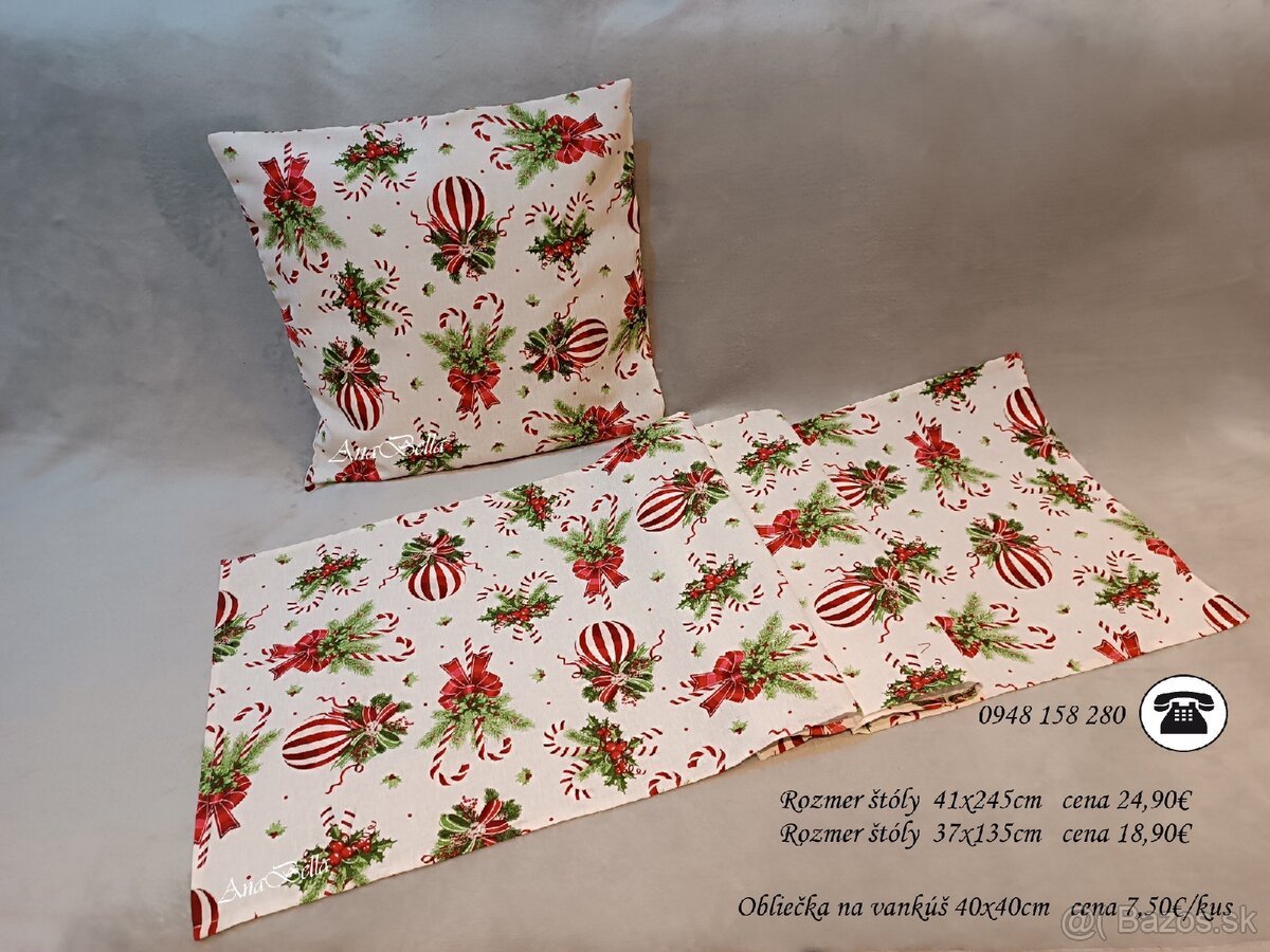 Vianočné prestieranie, štóly - 5