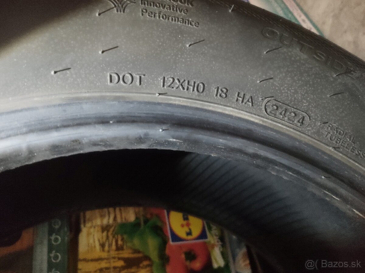 Predám 4x Hankook K435 Kinergy ECO2 195/65 R15 91 H Letné - 5