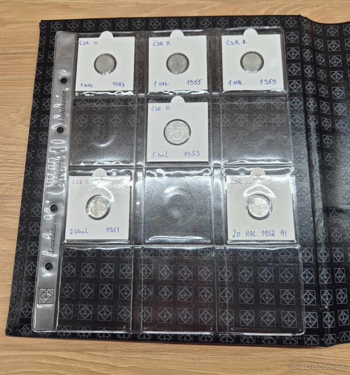 Album Optima s kazetou + mince ČSR, ČSSR, SR - 5