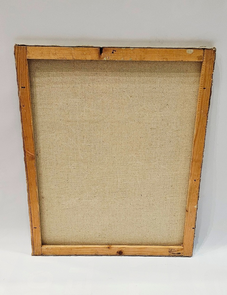 olej na plátne „ateliér“ 1975 - 5