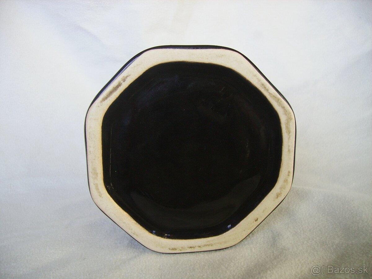 Keramické čierne črepníky na sukulenty a kaktusy - 5