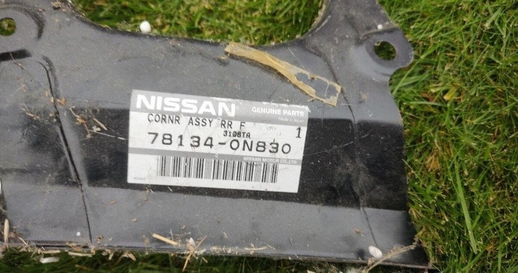 Nissan - zadne celo čelo vana zadna podlaha - novy diel - 5