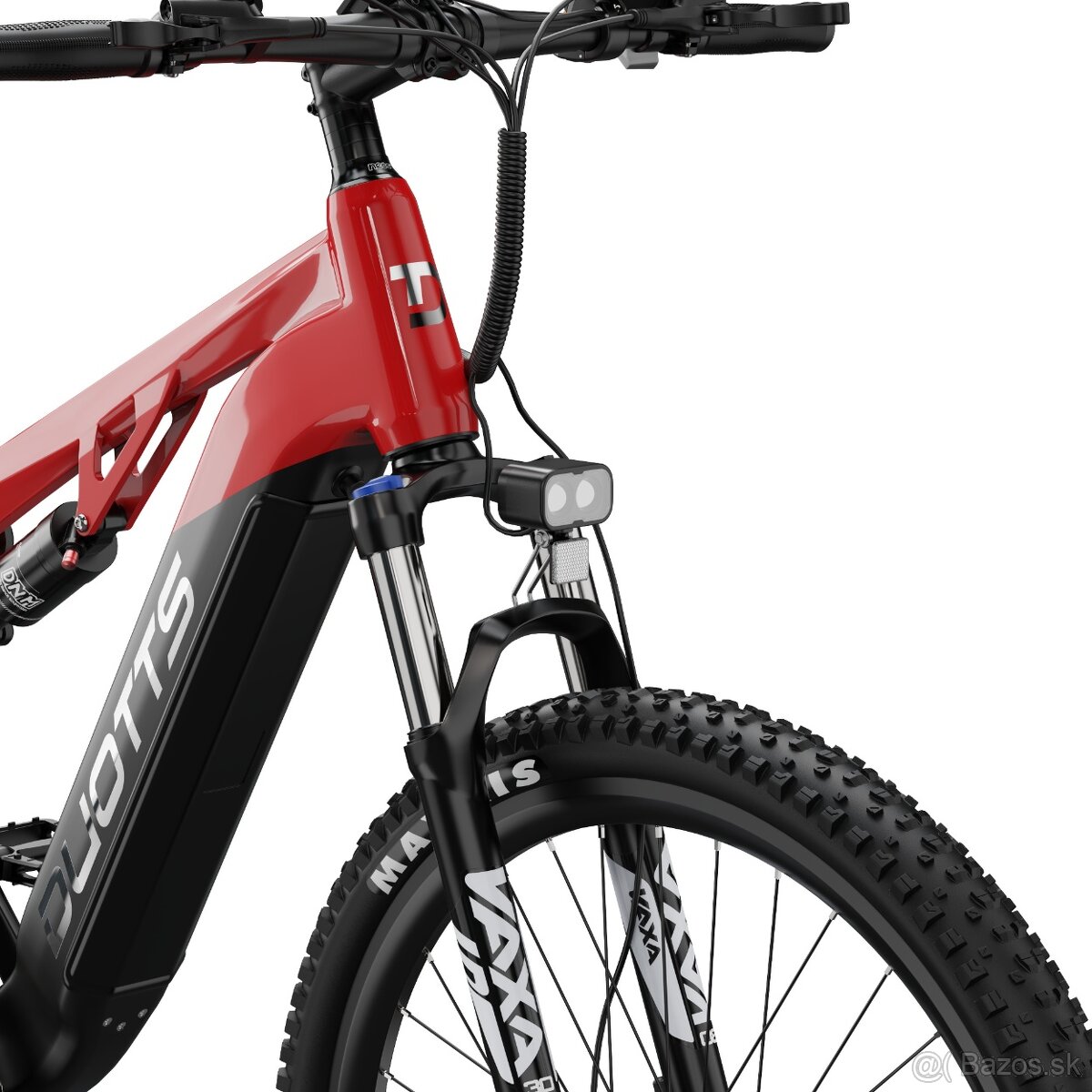 Predam novy elektro bicykel DUOTTS E29 červený, strieborný - 5
