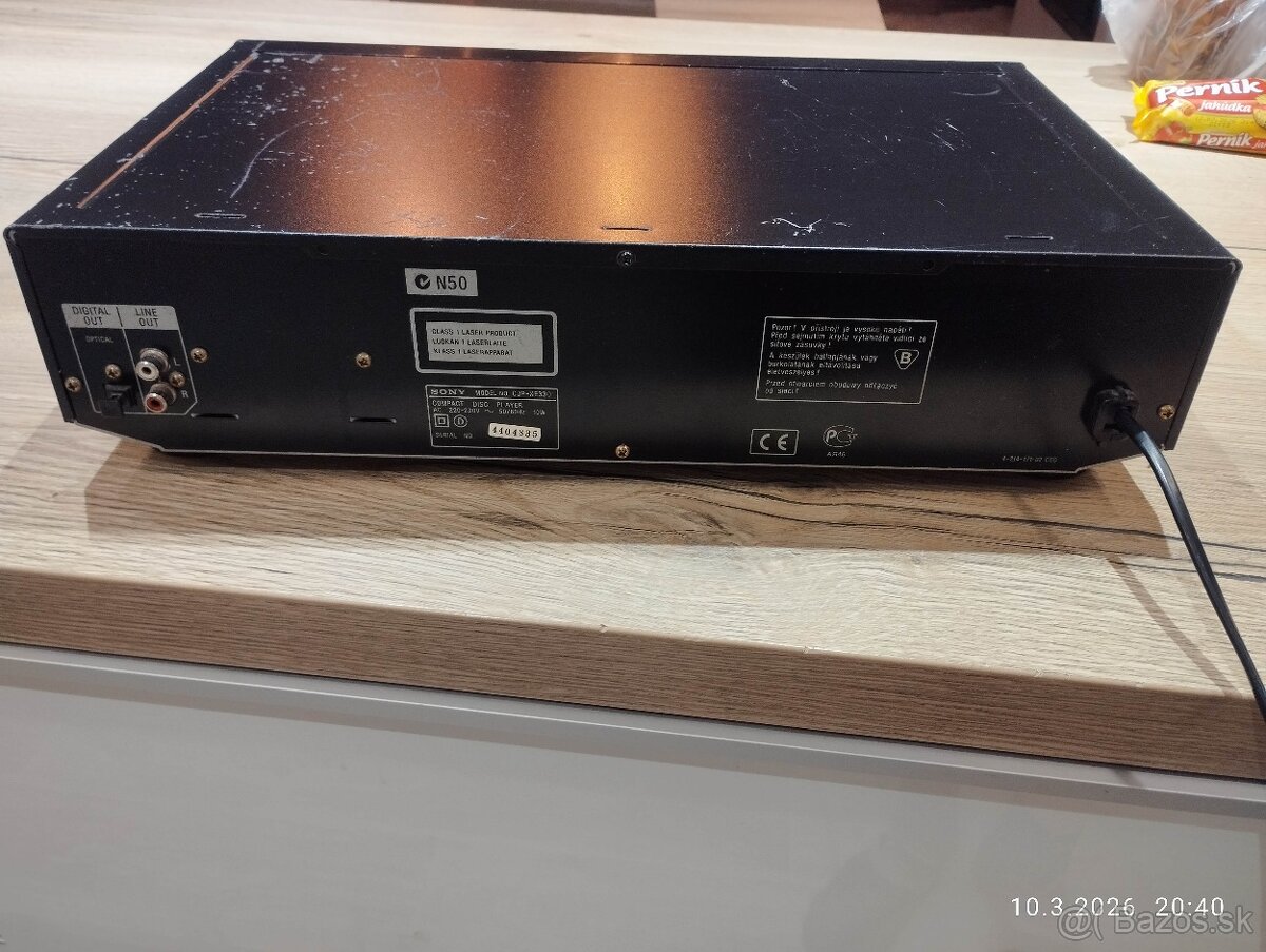 CD přehrávač SONY CDP-XE330 - 5