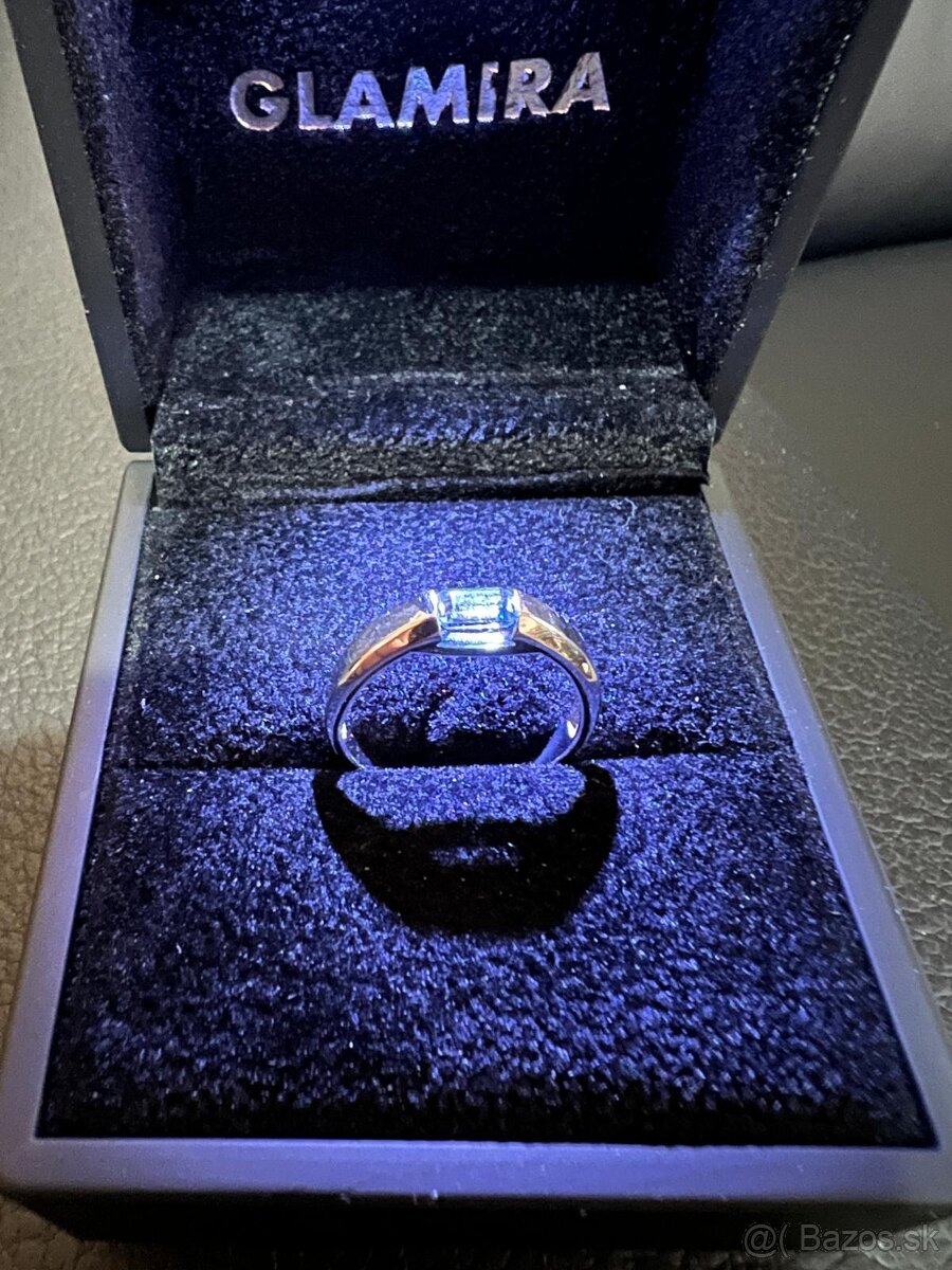 Zlatý dámsky prsteň - prstienky - 5