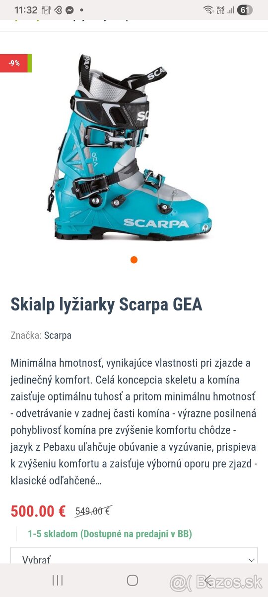 Scarpa GEA 23.5 (36) - 5