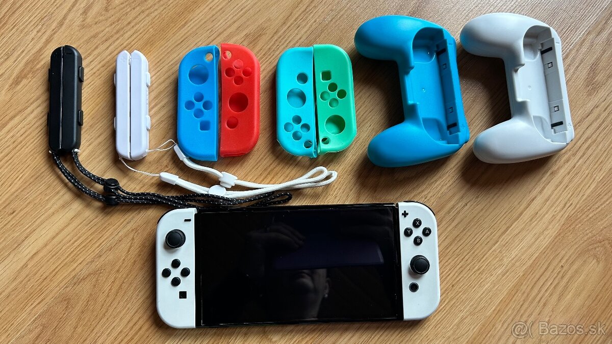 Nintendo Swich Oled 2024 - v záruke s kopou doplnkov - 5