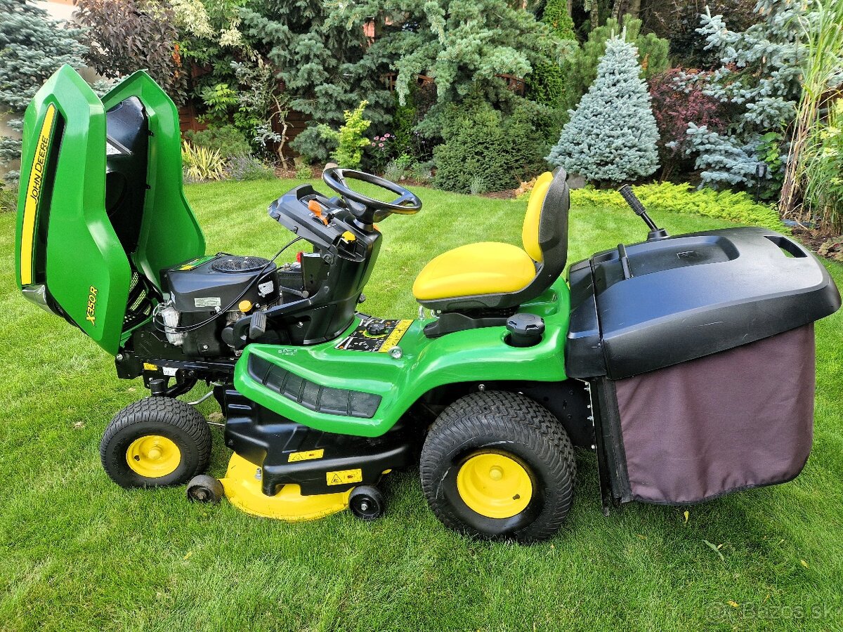 Zahradni Traktor sekačka John Deere X350 r - 5