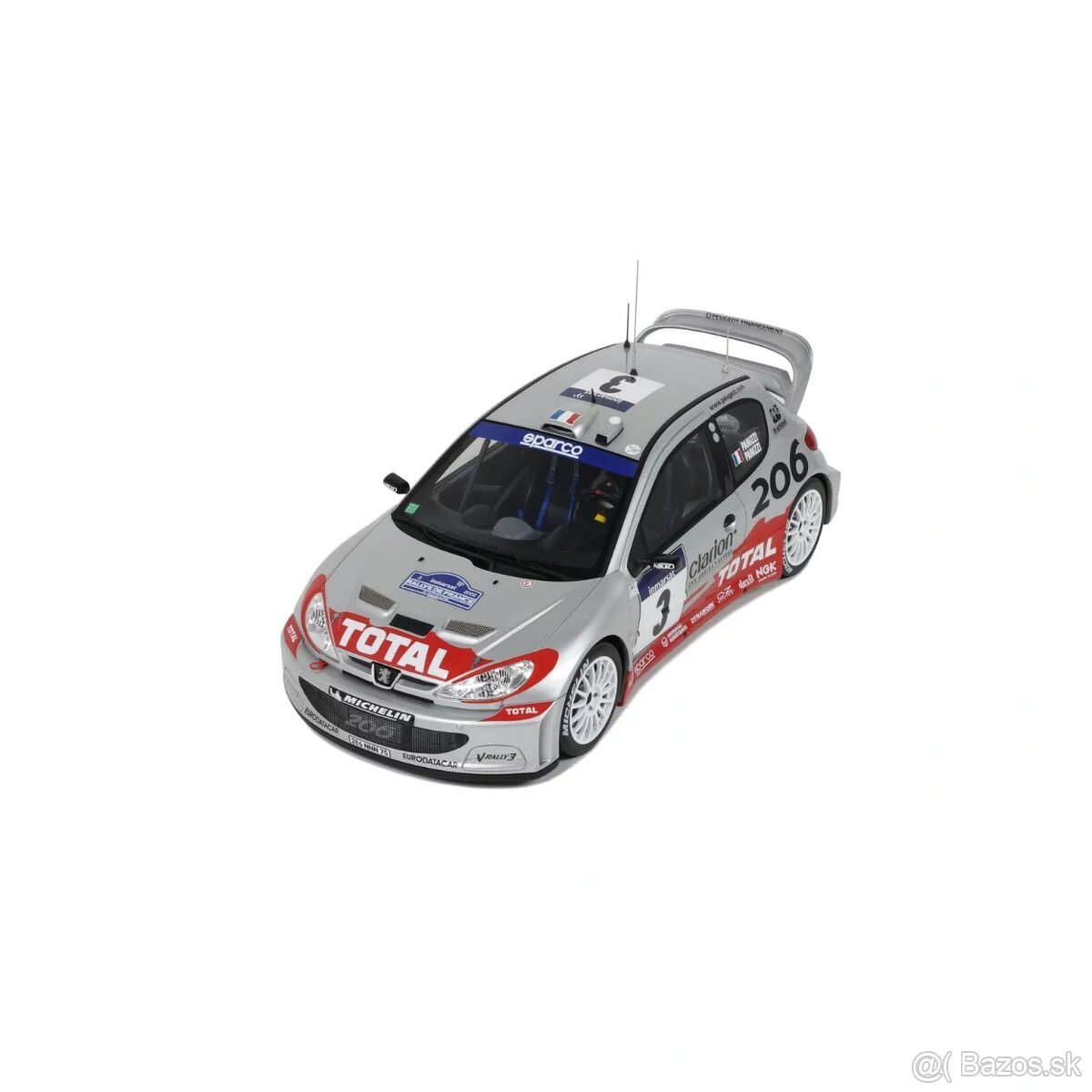 1:18 OTTO Peugeot 206 WRC Tour de Corse 2002 - 5