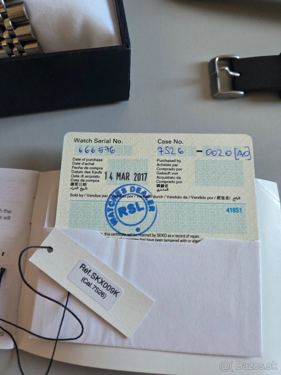 Predám Seiko SKX009 - 5