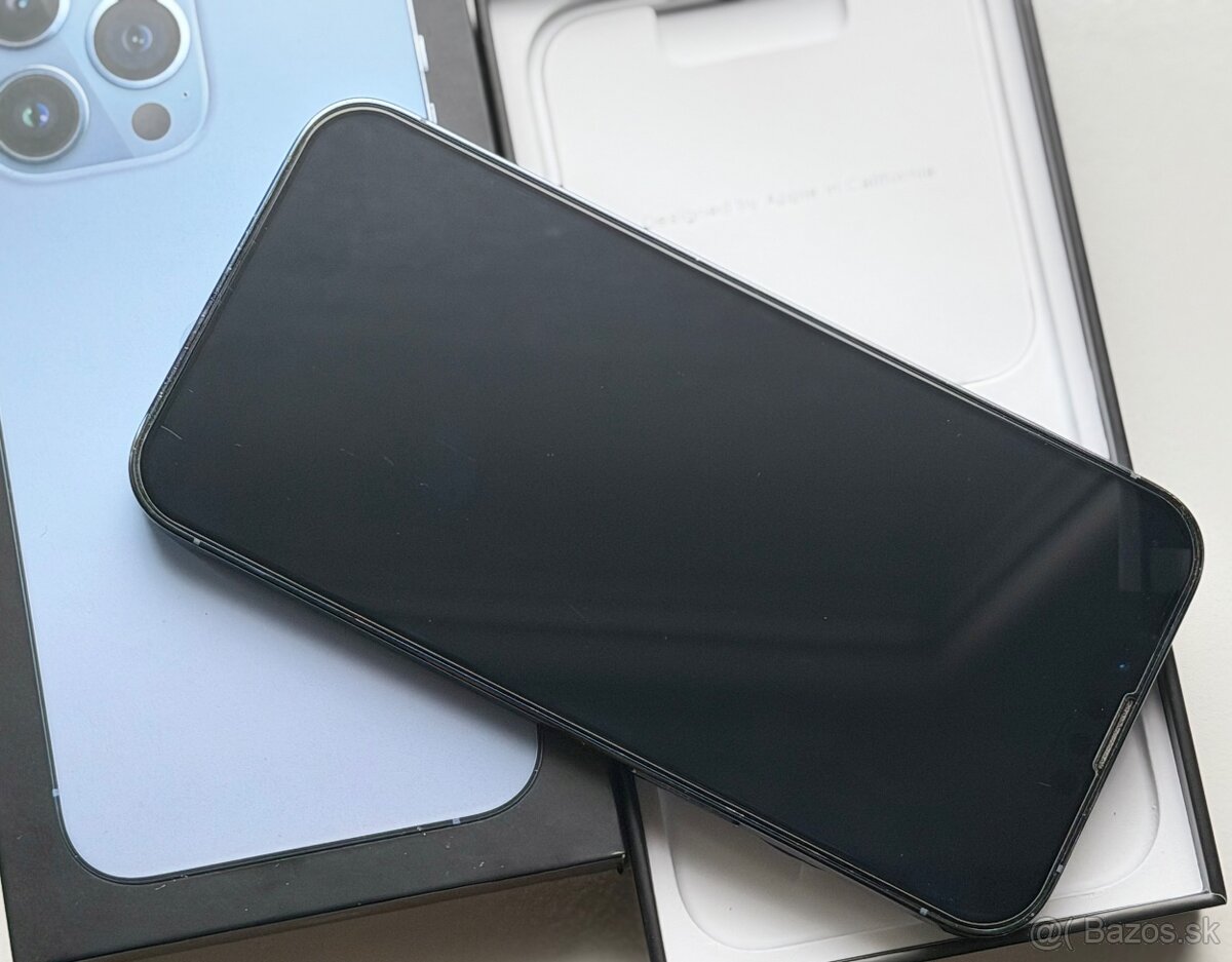 iPhone 13 Pro Max Sierra Blue BATERIE 100% TOP - 5