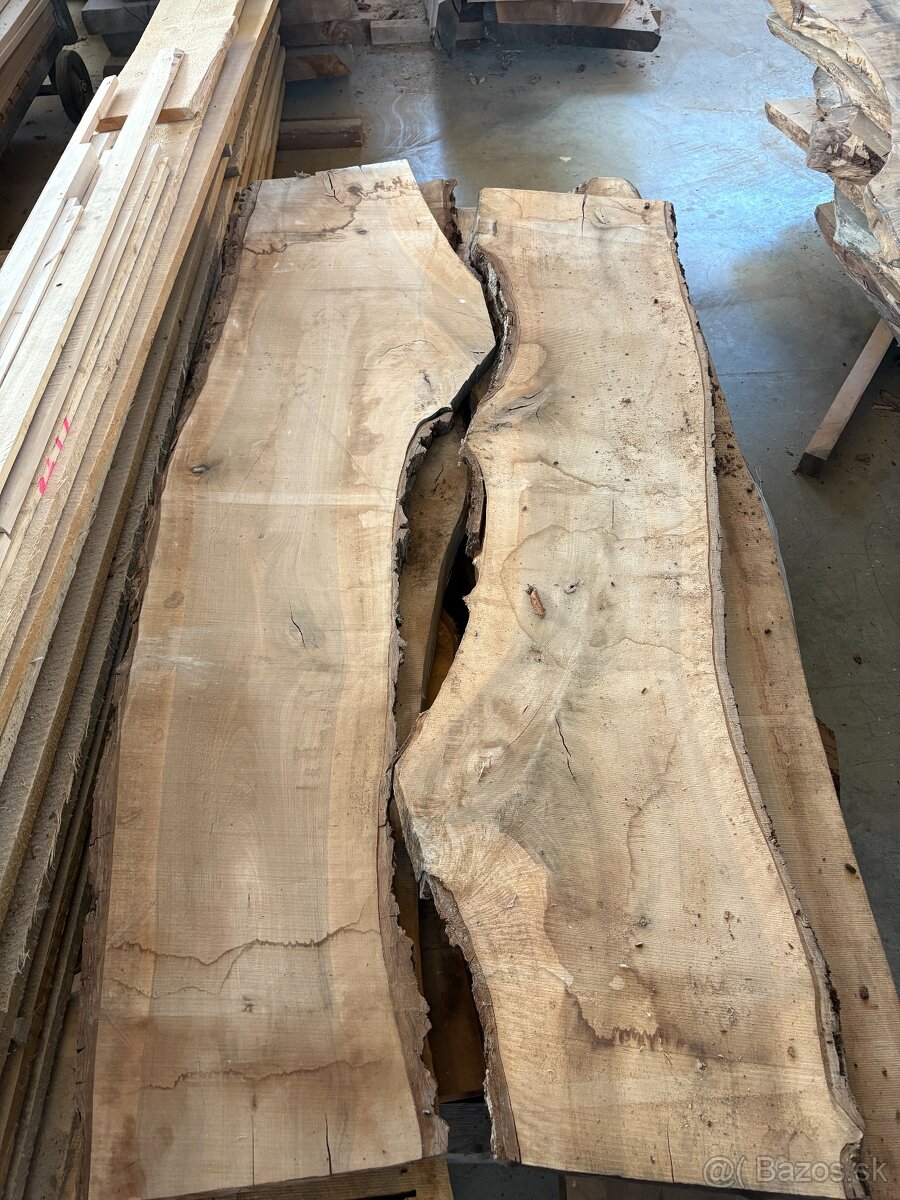 Vysušené orechové fošne, orech, 52 a 60 mm - 5