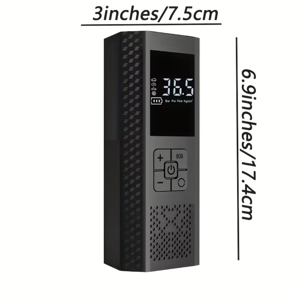 Auto kompresor nabíjací výkonný 150psi (10.34 bar) - 5