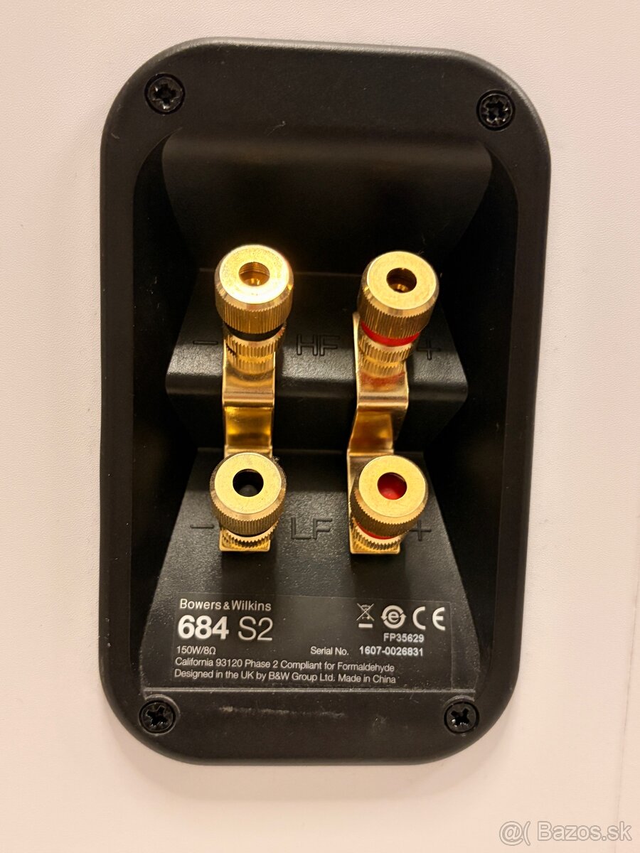 Bowers & Wilkins 2-Pásmový stĺpový reproduktor 684 S2 White - 5