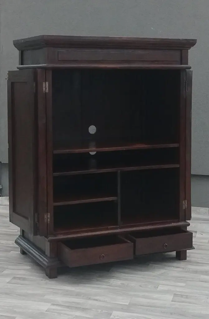 Skriňa teaková s 2 šuplíkmi. - 5