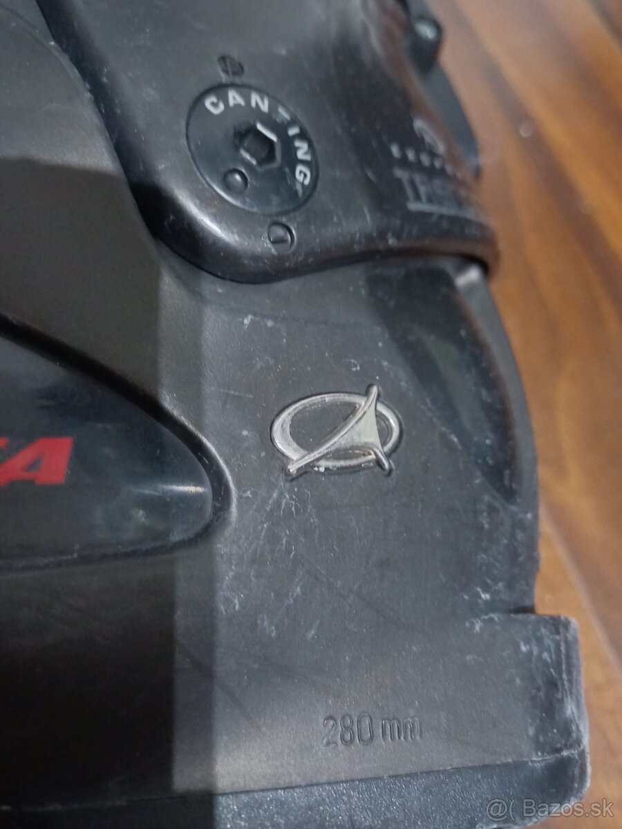 Lyže Atomic 130cm, lyžiarky Nordica veľ. 24 - 5