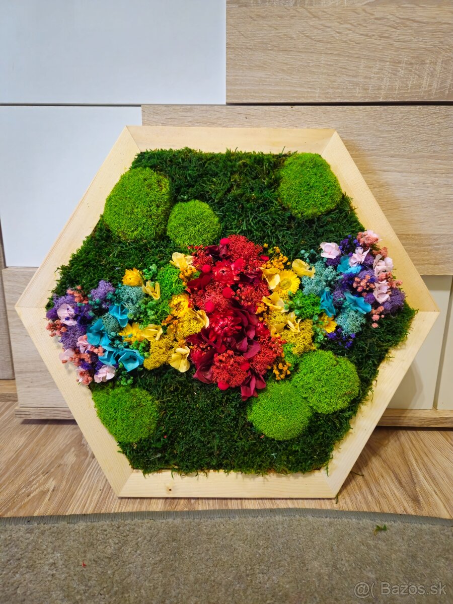 Machový obraz dúha - 5