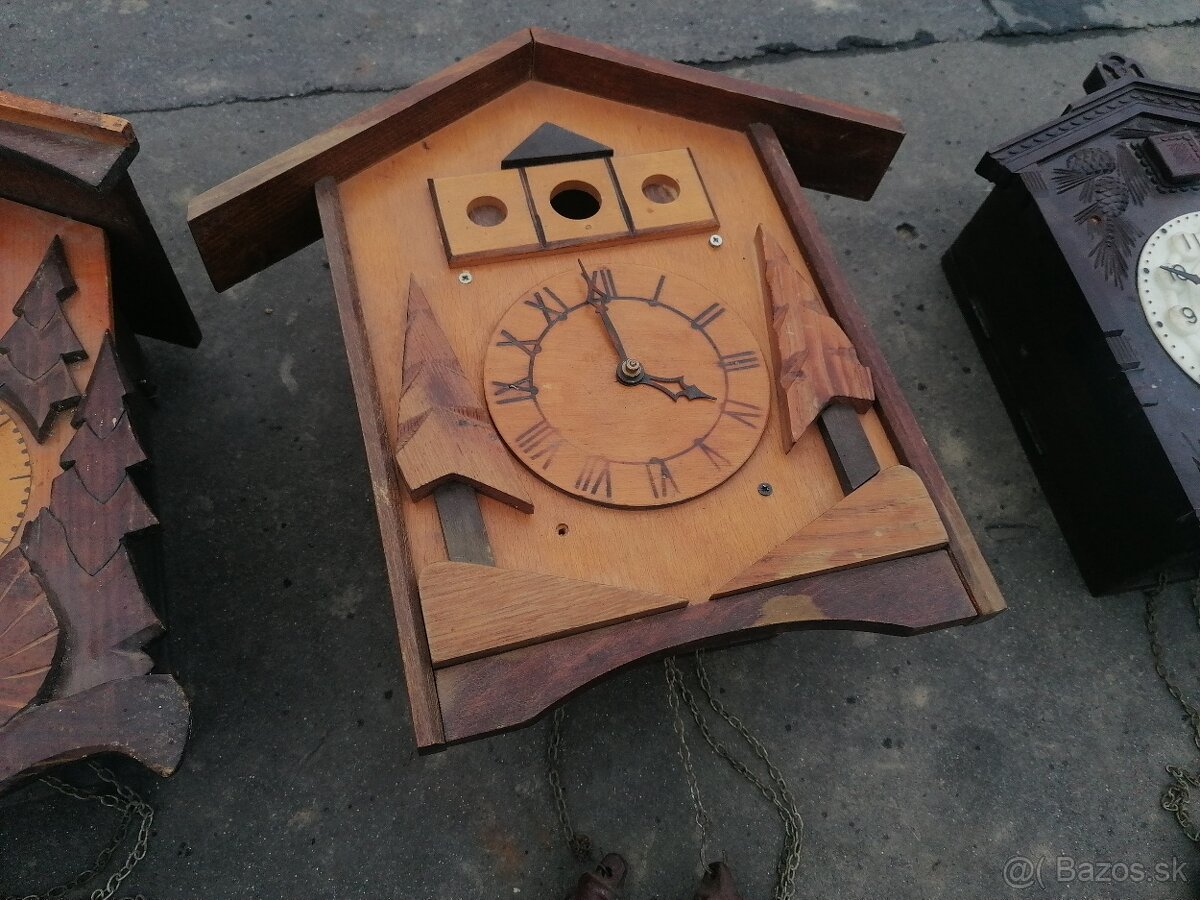 Predám 4x starožitné kukučkové hodiny - 5