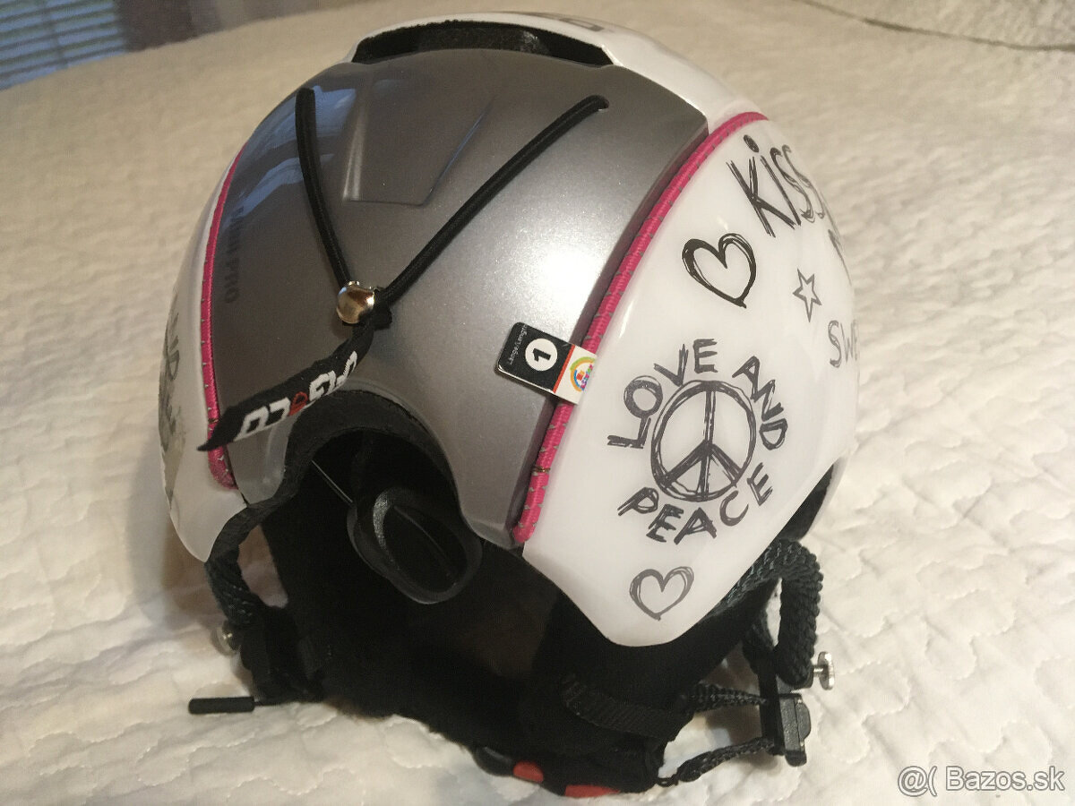 Casco detská lyžiarska prilba s okuliarmi - 5