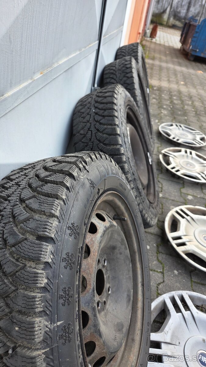 Plechove disky R15 4x98 Vranik 185/60 - 5