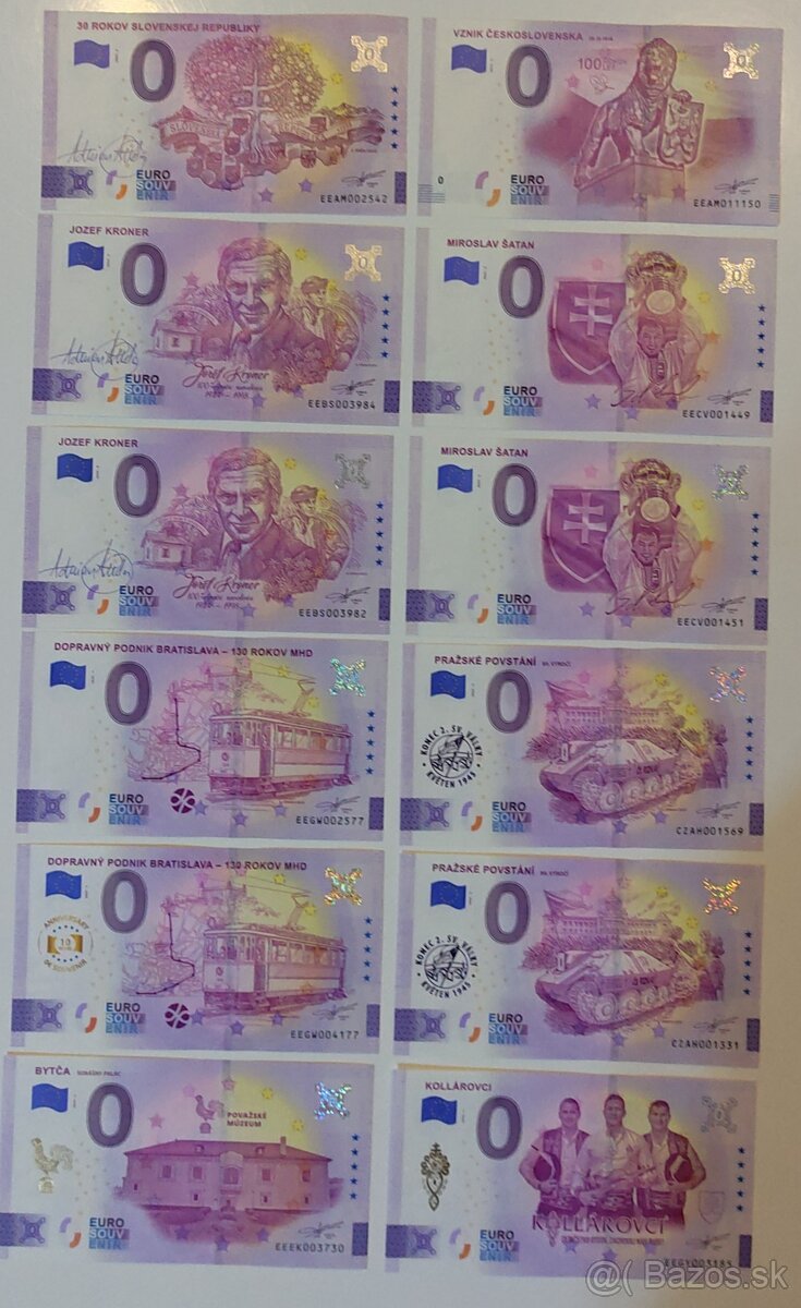 0 eur bankovky - 5