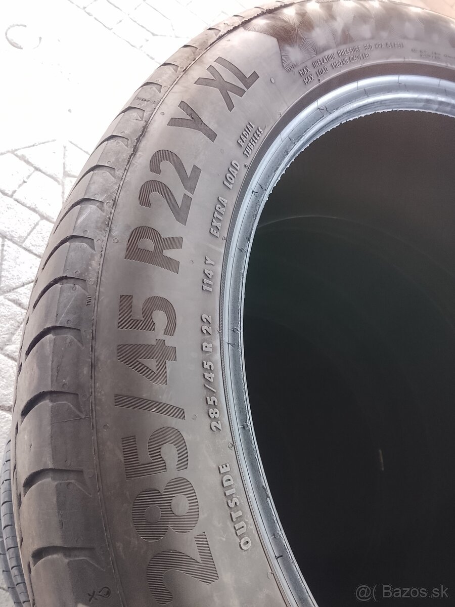 Predám letné pneu 285/45/r22 - 5